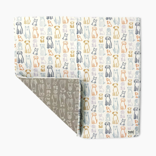 Toki Mats Standard Padded Play Mat - Dogs, Non-Organic Insert