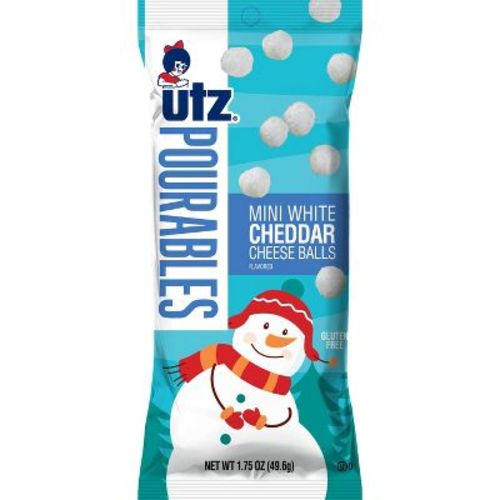 Utz Christmas White Cheddar Mini Cheeseballs - 1.75oz
