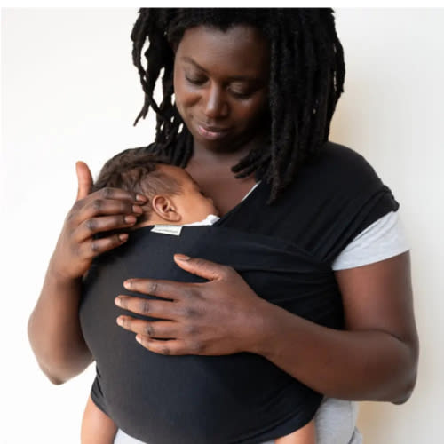 Nightfall Baby Wrap - Stylish Black Baby Carrier for Comfort & Support