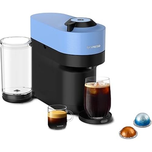 Nespresso Vertuo Pop+ Coffee and Espresso Machine by De'Longhi, Pacific Blue