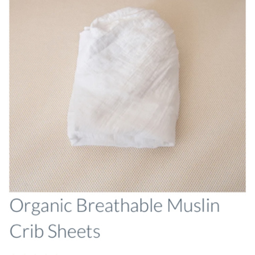 Organic Breathable Muslin Crib Sheets