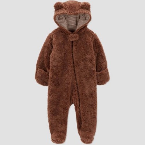 Carter's Just One You® Baby Boys' Jumpsuit - Brown, Size: 3M