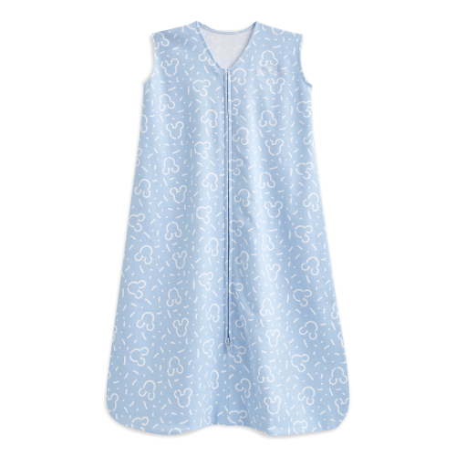 Halo® Sleepsack® x Disney Baby Wearable Blanket, 100% Cotton, Confetti Mickey - Blue, Infant Boys, Medium, 6-12 Months