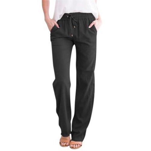ZMHEGW Women Pants Casual Sweat Lounge Baggy Cotton Joggers High Waist Winter Clothing With Pockets Womens Trousers Petite