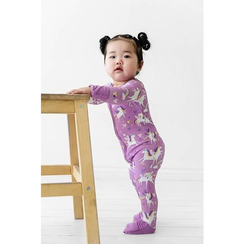 Little Sleepies Zipper Pajamas for Baby Boys & Baby Girls, Toddler Pajamas, Snug Fit, 2-Way Zipper, Viscose from Bamboo