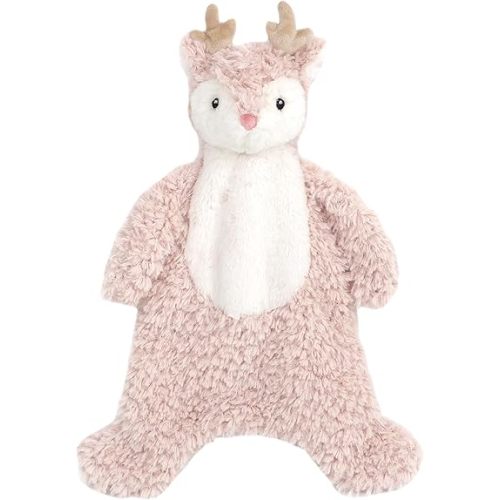 MON AMI Noelle Reindeer Plush Lovey for Babies – 15”, Security Blanket for Newborns, Baby Snuggle Toy