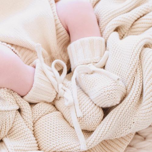 Cadenlane Knit Baby Booties*