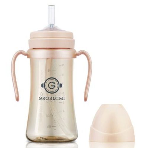 Grosmimi Ppsu Straw Cup - 10oz (300ml) White