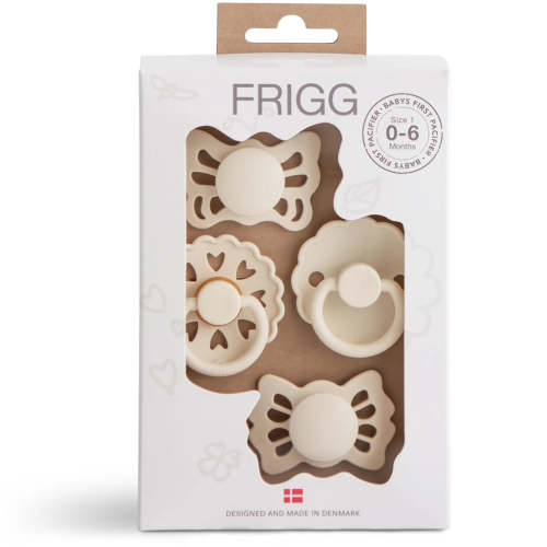 Frigg Baby's First Pacifiers 4-Pack | Hazel & Fawn – Hazel & Fawn
