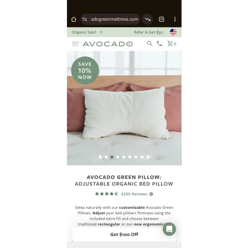 Avocado Green Pillow
