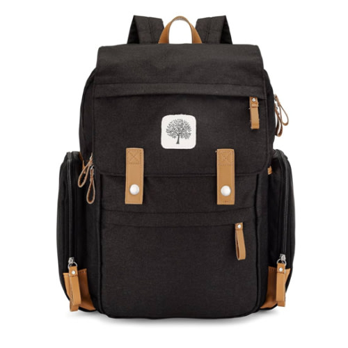Parker Baby Co. Birch Bag Diaper Backpack - Black