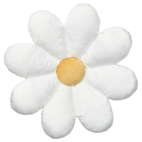 SKOGSDUVA Cushion - flower-shaped/white 19 "