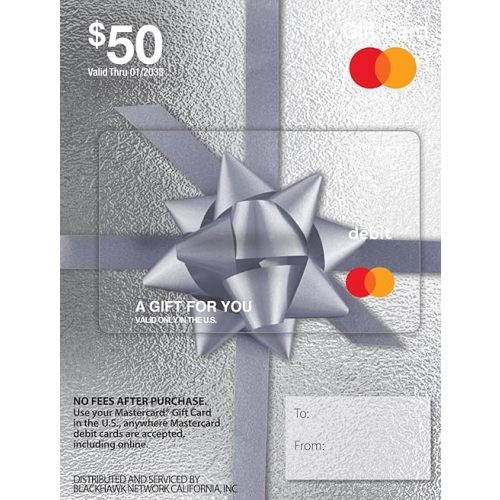$50 Mastercard Gift Card (plus $4.95 Purchase Fee)