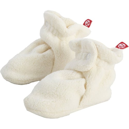 Unisex-Baby Newborn Cozie Fleece Bootie - 6M (See Size Chart) - Cream