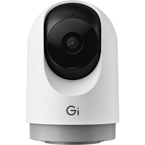 GEARit Indoor Cameras for Home Security - Camera with Pan/Tilt & Clear 2K HD Video - 33 ft Night Vision, 2 Way Audio, Motion Detector & Tracker Indoor Pet Camera for Dog, Cat - Easy to Set Wifi Camera