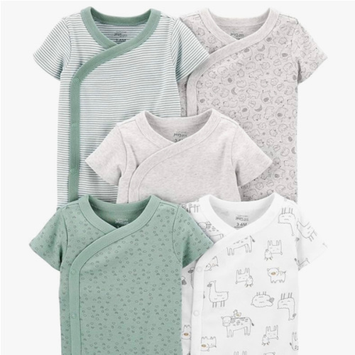 Simple Joys by Carter's unisex-baby 5-pack Side Snap Short-sleeve Bodysuit