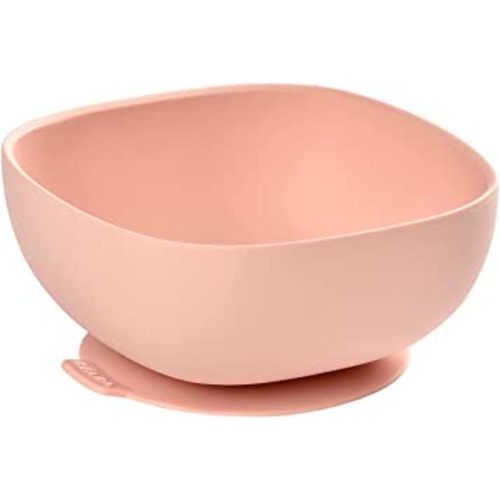 Beaba Silicone Suction Baby Bowl - Silicone Bowl, Toddler Bowls, Baby Bowls First Stage, Baby Necessities, Baby Essentials, Toddler Baby Feeding, Rose