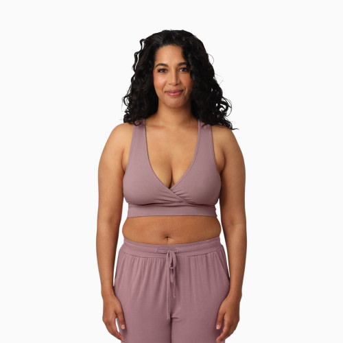 Kindred Bravely French Terry Racerback Nursing & Sleep Bra - Twilight, 1X