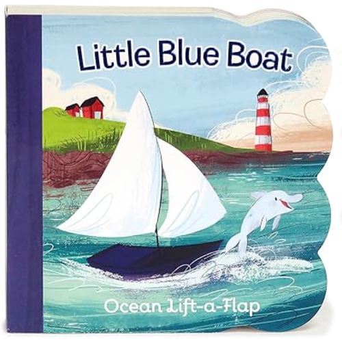 Little Blue Boat Chunky Lift-a-Flap Board Book (Babies Love) (Ocean Lift-a-Flap)