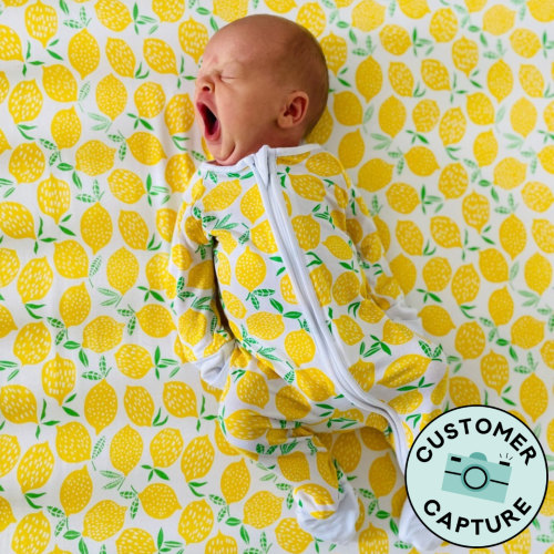 Lemons Bamboo Viscose Zippy