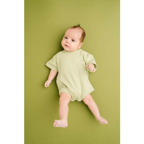 Meadow Waffle Pocket Romper