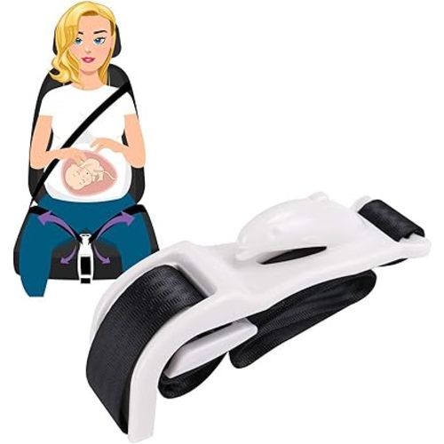 Pregnancy Belt, seat Adjustment for Mother, Avoid Abdominal Tension, Universal fit, Easy Installation (A)
