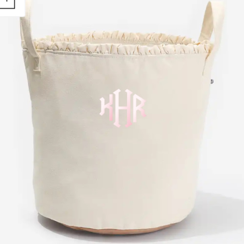 Monogrammed Storage Basket