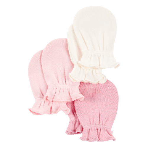 Baby 3-Pack Mitts - Pink