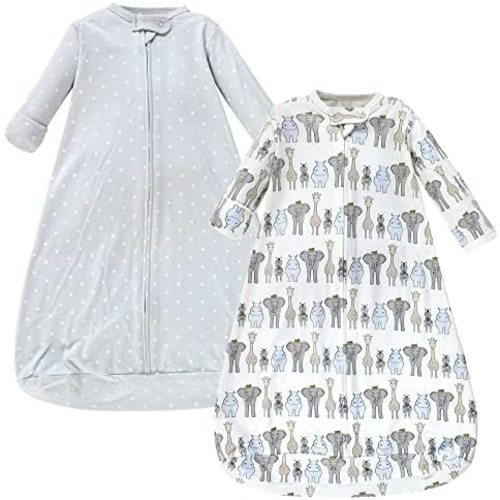 Hudson Baby BabyCotton Long-Sleeve Wearable Sleeping Bag, Sack, Blanket