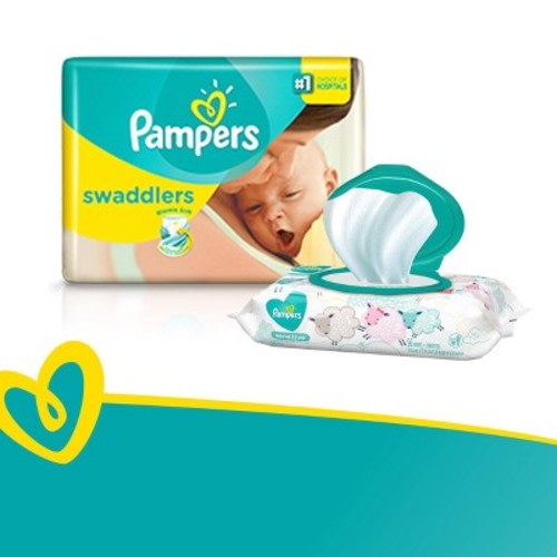 Pampers Swaddlers Disposable Diapers Enormous Pack - (Size 0)