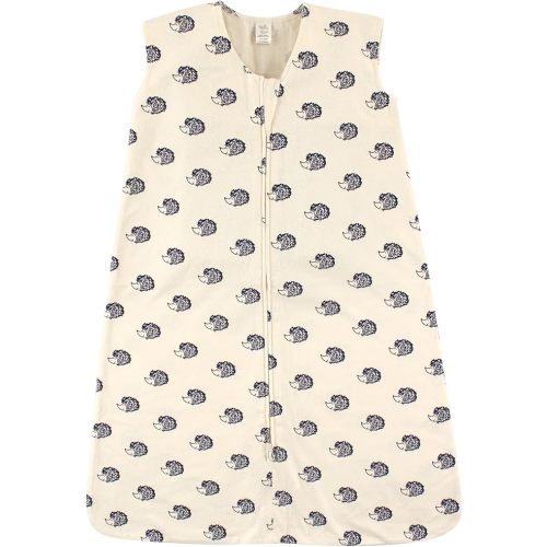 Touched by Nature Unisex Baby Organic Cotton Sleeveless Wearable Sleeping Bag, Sack, Blanket, Hedgehog, 18-24 Months