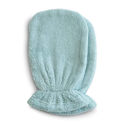 mushie Baby Bath Mitt | Organic Cotton | Pack of 2 (Sea Mist)
