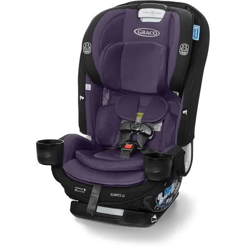 Graco SlimFit3 LX 3-in-1 Slim Car Seat, Rear Facing, Forward Facing to Highback Booster Car Seat, Katrina