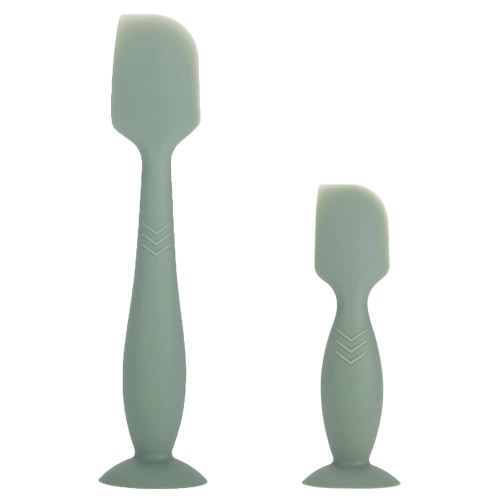 2 Pack Baby Diaper Cream Spatula - Baby Diaper Rash Cream Applicator for Butt Paste Diaper Creams - Diaper Cream Brush for Newborn Essentials (Green)
