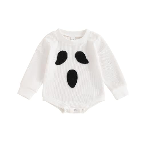 BemeyourBBs Newborn Baby Boy Girl Fall Winter Clothes Long Sleeve Bubble Sweatshirt Romper Cute Infant One Piece Outfit