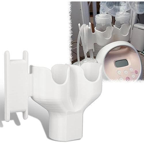 For Spectra S1/S2 Bottle Holder, Dual Organizer with Hose Management Compatible with Spectra S1 Accessories, Essential For Spectra Replacement Pump Parts (New Breast Pump)