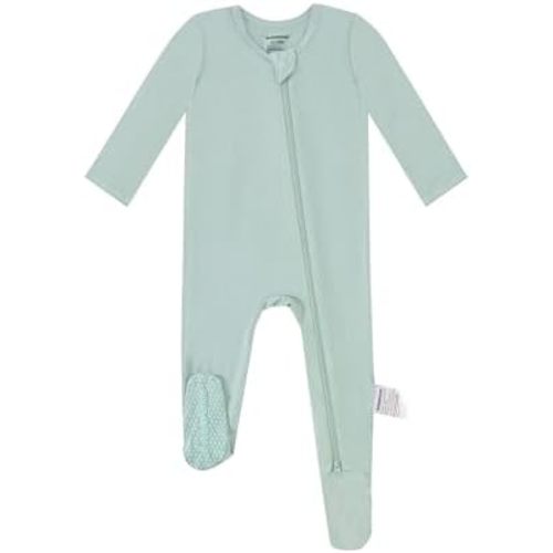 BubblePanda Rayon Made From Bamboo Baby Pajamas Baby Clothes for Boys Girls Unisex Zip-Front Non-Slip Onesie Sleeper