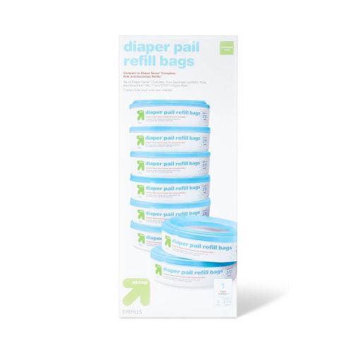 Diaper Pail Refill Bags - 8pk - Up&up
