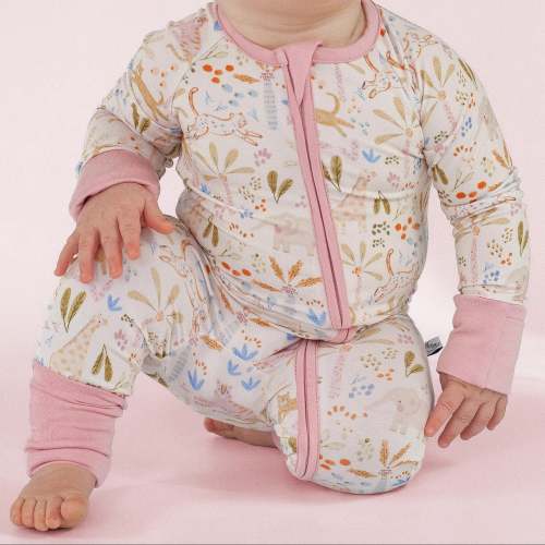 Safari Sweetheart Zippy Romper