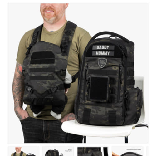 Daypack Diaper Bag + Baby Carrier Bundle by Tactical Baby Gear