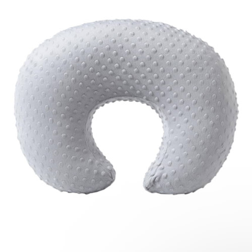 ESEN Nursing Pillow and Body Positioner for Breast Feeding and Bottle Feeding, Ultra Soft Baby Breastfeeding Pillows with Removable Nursing Pillow Cover for More Support for Mom and Baby (Gray)