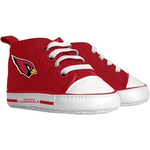 MasterPieces - NFL Baby Pre-Walkers Shoes, Officially Licensed San Francisco 49ers Football, High Top Sneakers, Soft Anti-Slip Soles, Boys and Girls, 0-6 Months