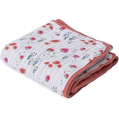 Little Unicorn Original Premium Cotton Quilt | Multi-Layered & Extra-Soft Muslin Fabric |for Babies & Toddlers (Wild Mums)