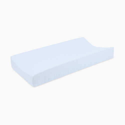 Aden + Anais Essentials Cotton Muslin Changing Pad Cover - Blue