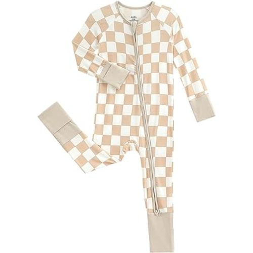 SUZEL Baby Viscose from Bamboo Pajamas - Infant Boys Girls Footless Zippy Pjs Sleep 'N Play Clothes - One Piece Romper