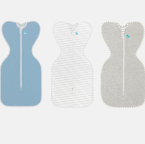 Swaddle Up Starter Bundle 1.0 TOG | Dusty Blue | Gray | White Dreamer