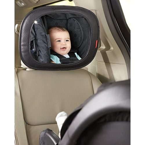 Skip Hop Baby Backseat Car Mirror, Style Driven, Black