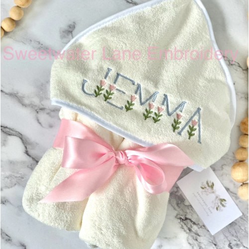 Custom Hooded Baby and Toddler Bath Towel Gift Super Soft