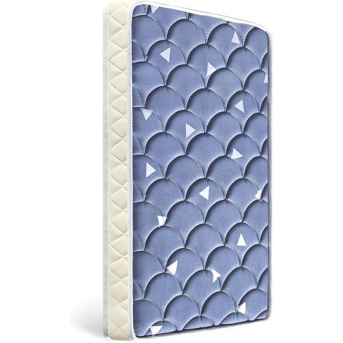 Premium Foam Mini Crib Mattress 38“ x 24” x 4”, Dual Sided with Soft Breathable Fabric, Noiseless and Odorless, Comfortable and Firm, Fits Most Mini Cribs (Does Not Fit Playard or Standard Crib)