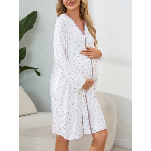pregnancy sleeping gown women m